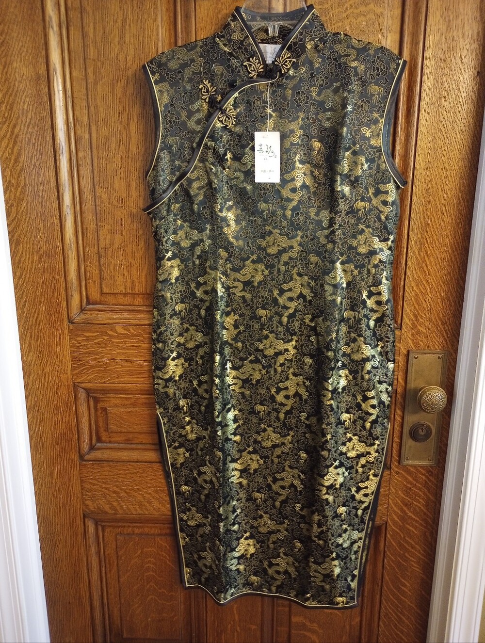 Zhen Long Dress, Asian Style Size Large